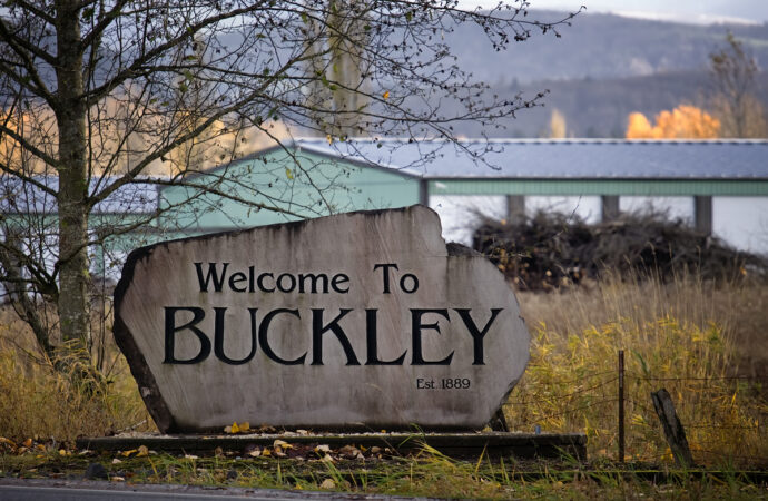 Buckley Welcome Sign